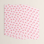Sweet Strawberries - pink and red with hearts Wrapping Paper Gallery Image 3