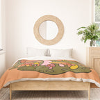 Think Happy Thoughts Duvet Cover Gallery Image 3