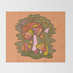 Think Happy Thoughts Throw Blanket Gallery Image 2
