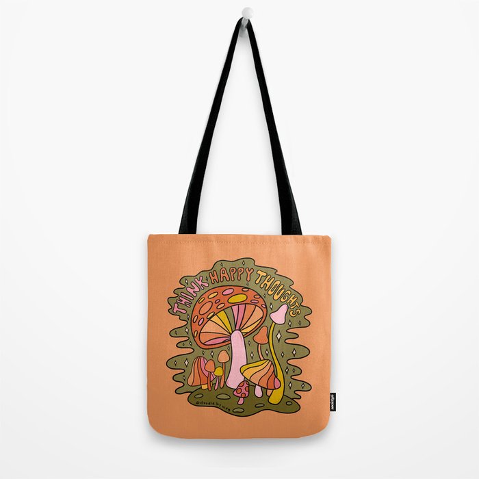 Think Happy Thoughts Tote Bag Gallery Image 2
