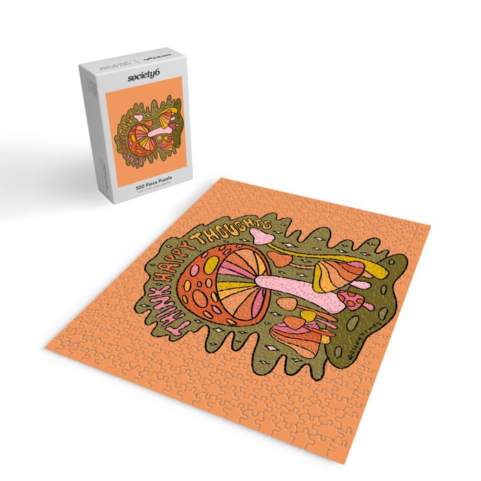 Think Happy Thoughts Jigsaw Puzzle Gallery Image 2