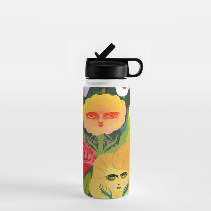 flower garden Water Bottle Gallery Image 1