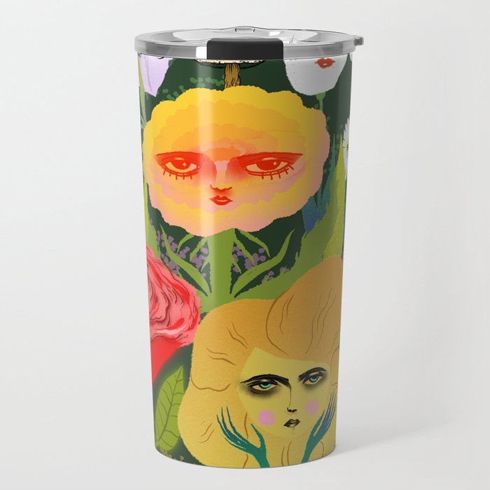 flower garden Travel Mug Gallery Image 1