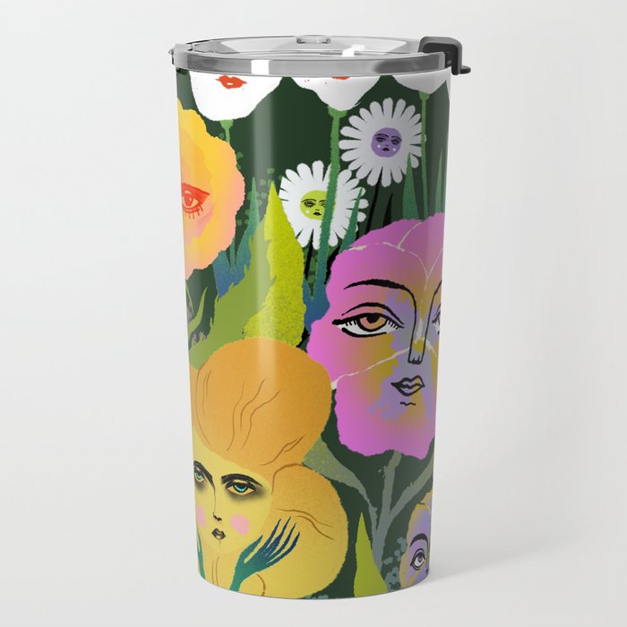 flower garden Travel Mug Gallery Image 2