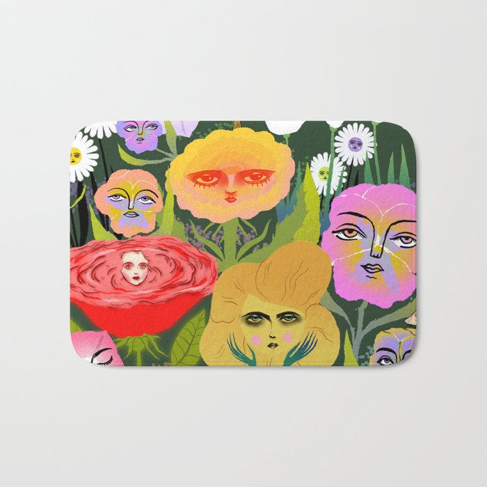 flower garden Bath Mat Gallery Image 1