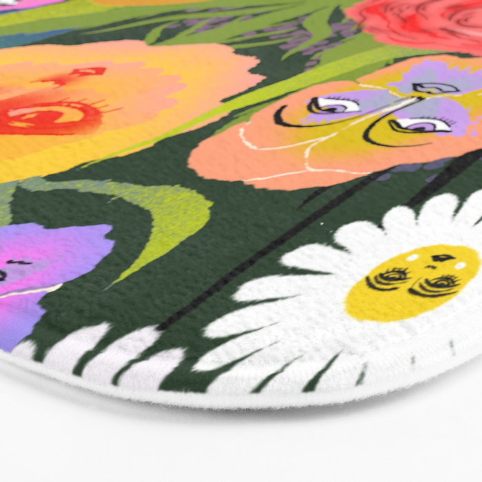 flower garden Bath Mat Gallery Image 3