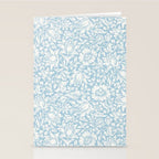William Morris Vintage Mallow Powder Blue Stationery Card Gallery Image 2