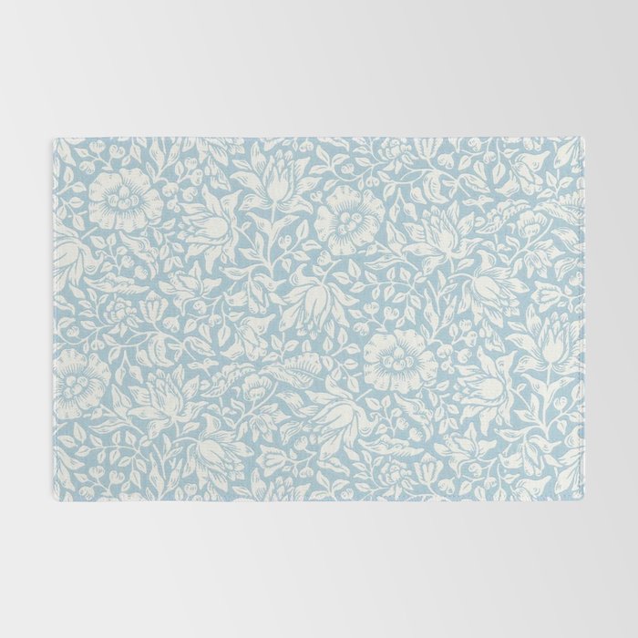 William Morris Vintage Mallow Powder Blue Rug Gallery Image 2