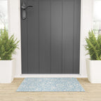 William Morris Vintage Mallow Powder Blue Welcome Mat Gallery Image 3