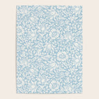 William Morris Vintage Mallow Powder Blue Poster Gallery Image 4