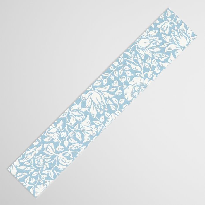 William Morris Vintage Mallow Powder Blue Table Runner Gallery Image 3
