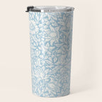 William Morris Vintage Mallow Powder Blue Travel Mug Gallery Image 3
