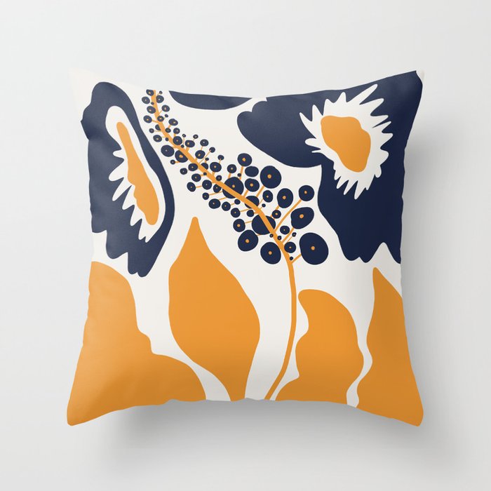big blooming  Throw Pillow Gallery Image 6