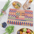 Geometric Composition Colorful Cutting Board Gallery Image 2