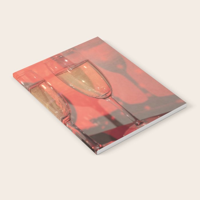 Festive Glamour Champagne Celebration Disco Ball Sparkling Holiday Photography  Notebook Gallery Image 2