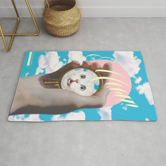 Meow // Cat Transformation Rug Gallery Image 1