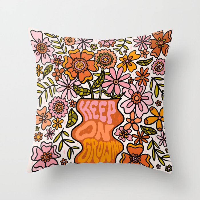 Keep On Growing Throw Pillow Gallery Image 6
