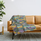 Bricks #4 Throw Blanket Gallery Image 1