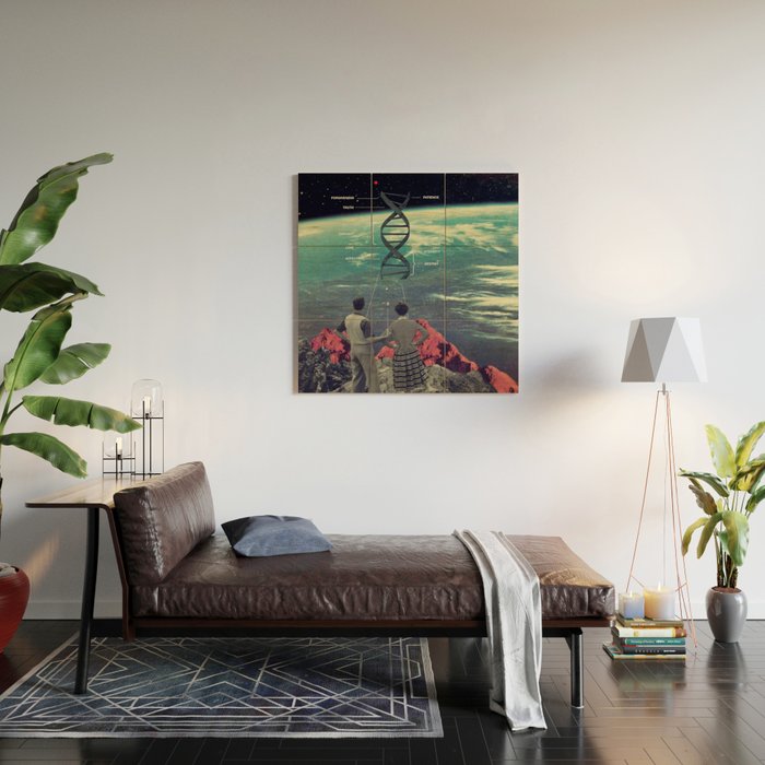 Distance And Eternity Wood Wall Art Gallery Image 2