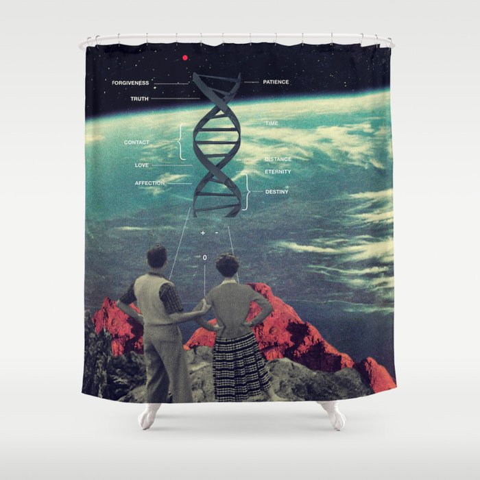 Distance And Eternity Shower Curtain Gallery Image 1