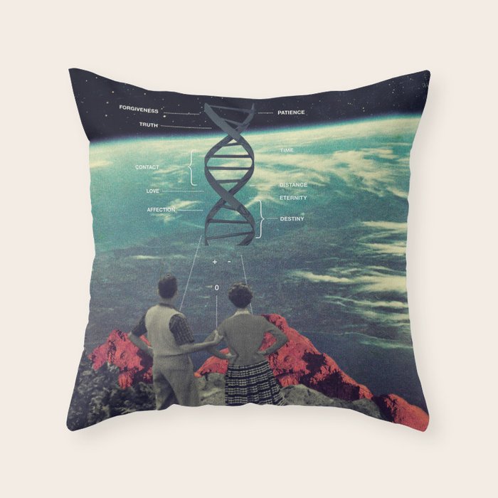 Distance And Eternity Throw Pillow Gallery Image 1