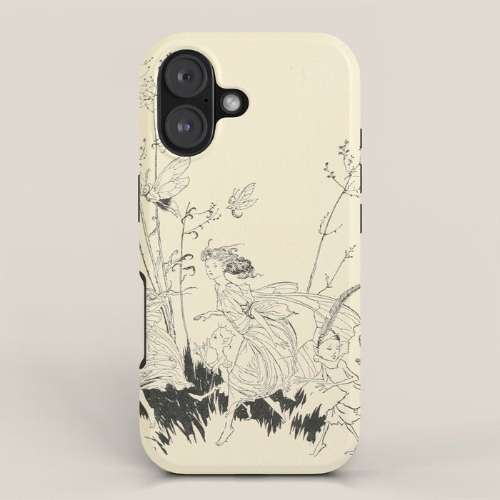 Fairies by Arthur Rackham from "PeterPan in Kensington Gardens," 1906 iPhone Case Gallery Image 1