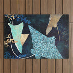 Metallic Stingray II Outdoor Rug Gallery Image 1