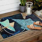 Metallic Stingray II Outdoor Rug Gallery Image 2
