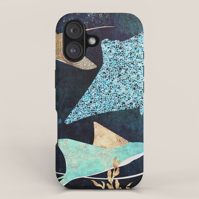 Metallic Stingray II iPhone Case Gallery Image 1