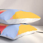 Such a Thing Not Meant To Last, Kiss Passion Love Lovers Couple Friends, Collage Make-out Sex Abstract People Silhouettes Human, Emotions Maximalist Statement Painting Pillow Sham Gallery Image 3