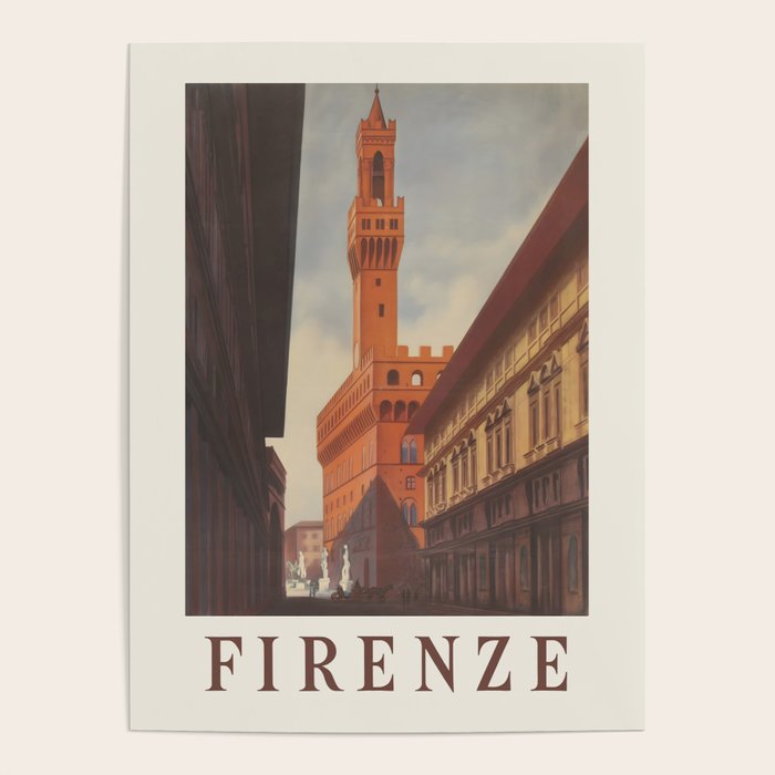 Florence Vintage Travel Poster,  1930s Poster Gallery Image 4
