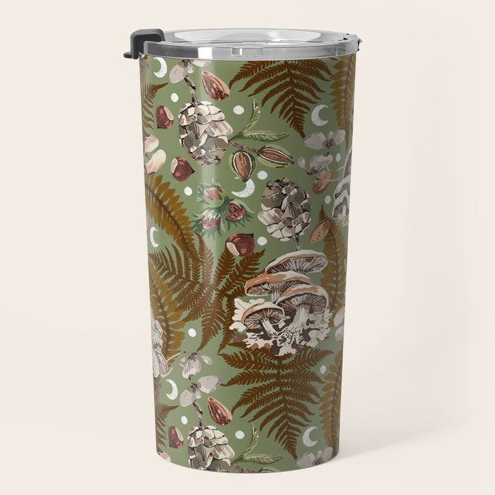 Mushrooms in moon forest G Travel Mug Gallery Image 3