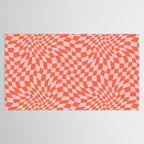 Retro Warped Checkerboard Tablecloth Gallery Image 2