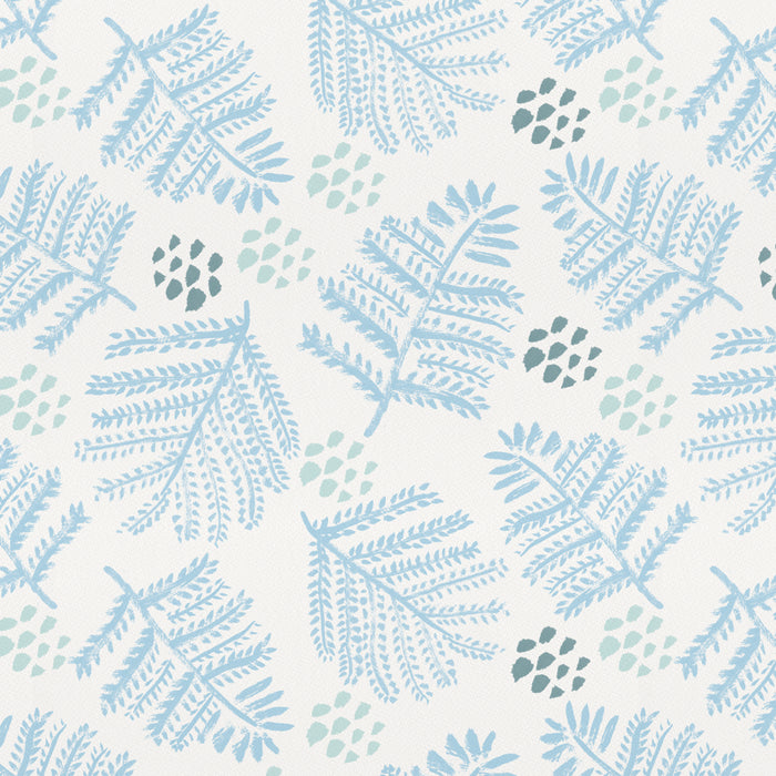 Winter & Woodsy Pine Trees in White & Blue Coffee Mug Gallery Image 2