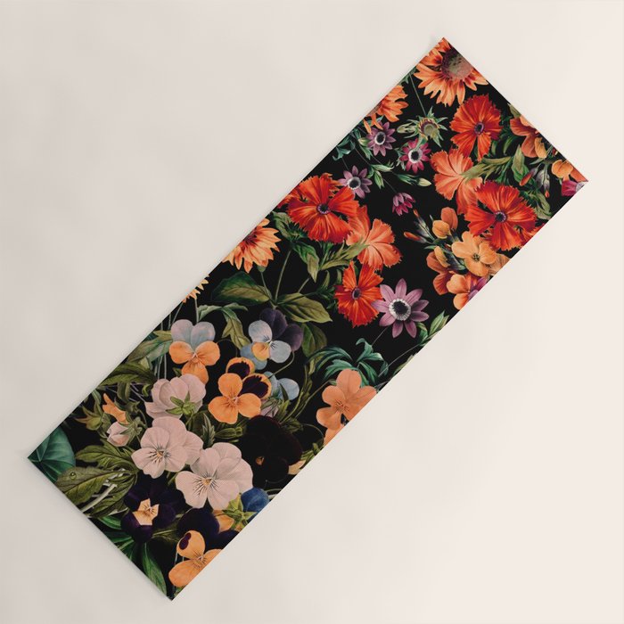 Glow in the Dark Botanicals II Yoga Mat Gallery Image 1