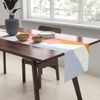 Colorful Flower Design 1 Table Runner Gallery Image 2