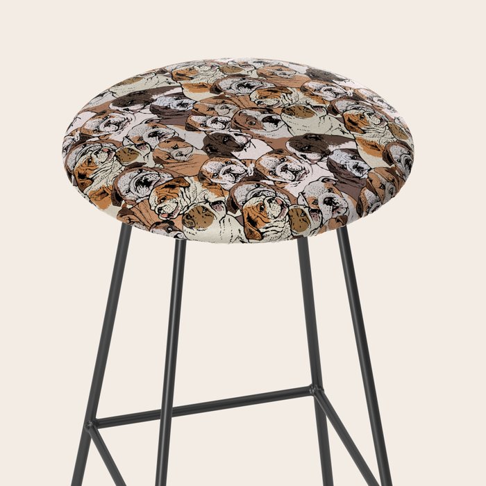 Social English Bulldog Stool Gallery Image 2