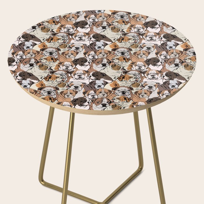 Social English Bulldog Side Table Gallery Image 2