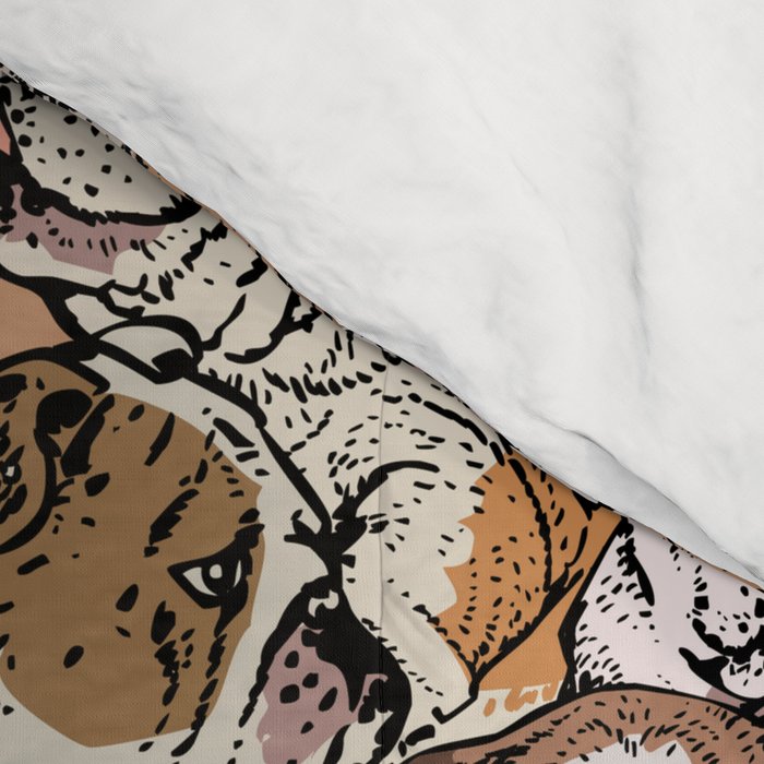 Social English Bulldog Comforter Gallery Image 4