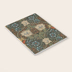 William Morris Honeysuckle and Tulip Forest Chestnut Pattern Notebook Gallery Image 3