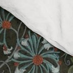 William Morris Honeysuckle and Tulip Forest Chestnut Pattern Comforter Gallery Image 4