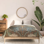 William Morris Honeysuckle and Tulip Forest Chestnut Pattern Comforter Gallery Image 3