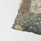 William Morris Honeysuckle and Tulip Forest Chestnut Pattern Pillow Sham Gallery Image 4