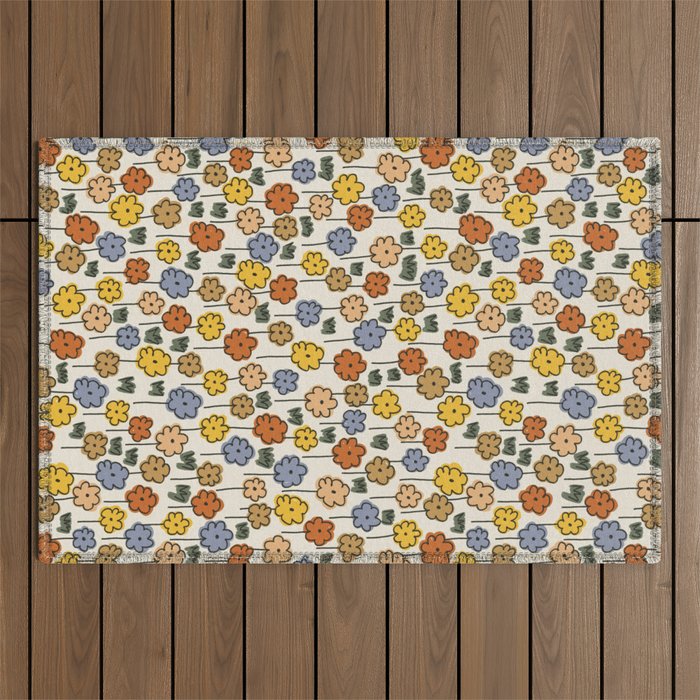 Summer Garden #14 Outdoor Rug Gallery Image 1