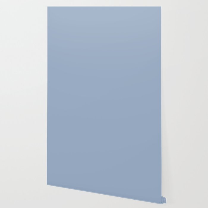 Soft Light Powder Blue Solid Color Wallpaper Gallery Image 2