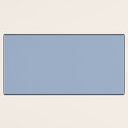 Soft Light Powder Blue Solid Color Desk Mat Gallery Image 3