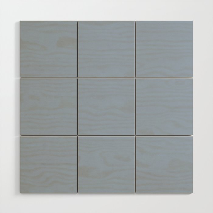Soft Light Powder Blue Solid Color Wood Wall Art Gallery Image 1
