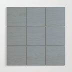 Soft Light Powder Blue Solid Color Wood Wall Art Gallery Image 1