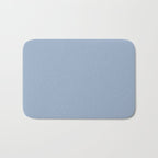 Soft Light Powder Blue Solid Color Bath Mat Gallery Image 1