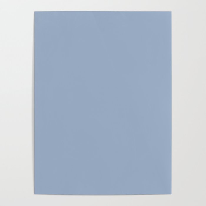 Soft Light Powder Blue Solid Color Poster Gallery Image 4